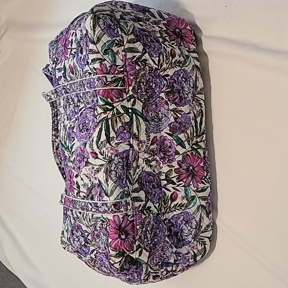 Vera Bradley Large Travel Duffel, Lavender Meadow, NWT - Picture 10 of 16